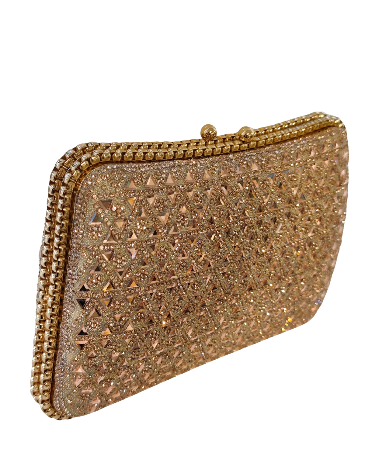 Dekers Shimo Shimo Vintage Purse Clip Closure Rose - Rose Gold