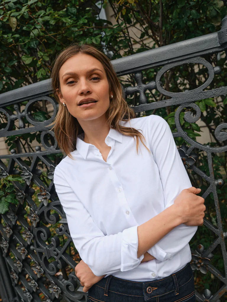 Mos Mosh Tina White Jersey Shirt