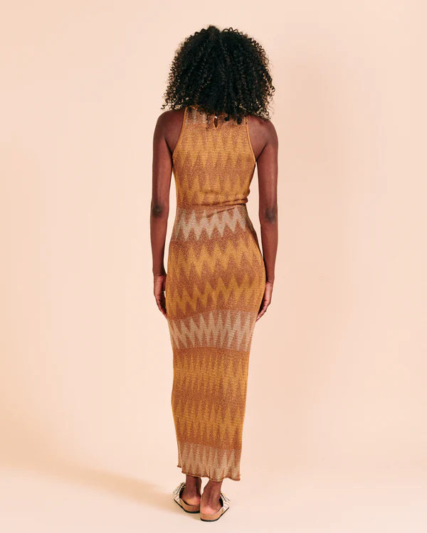 Valerie Khalfon Rimato Knitted Maxi Dress