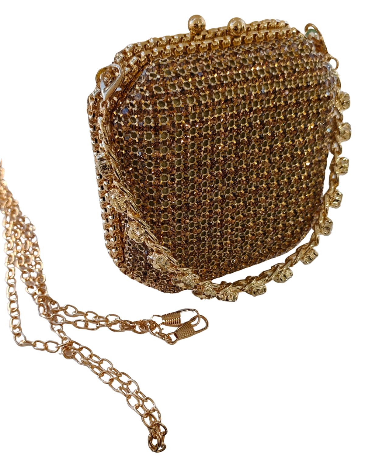 Dekers Shimo Shimo Sqaure Enchanted Bag -  Gold