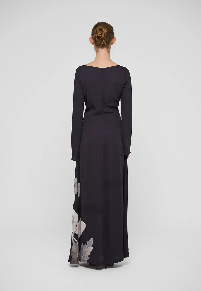 Dea Kudibal Nicole Reverie Berry Dress With Boat Neck