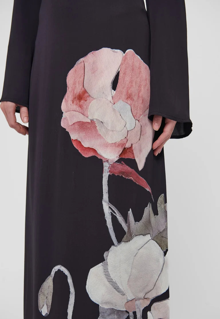 Dea Kudibal Nicole Reverie Berry Dress With Boat Neck
