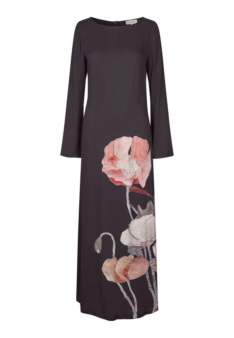 Dea Kudibal Nicole Reverie Berry Dress With Boat Neck