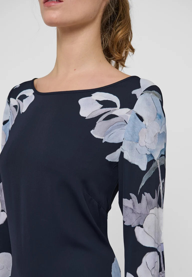 Dea Kudibal Nicole Reverie Midnight Dress With Boat Neck