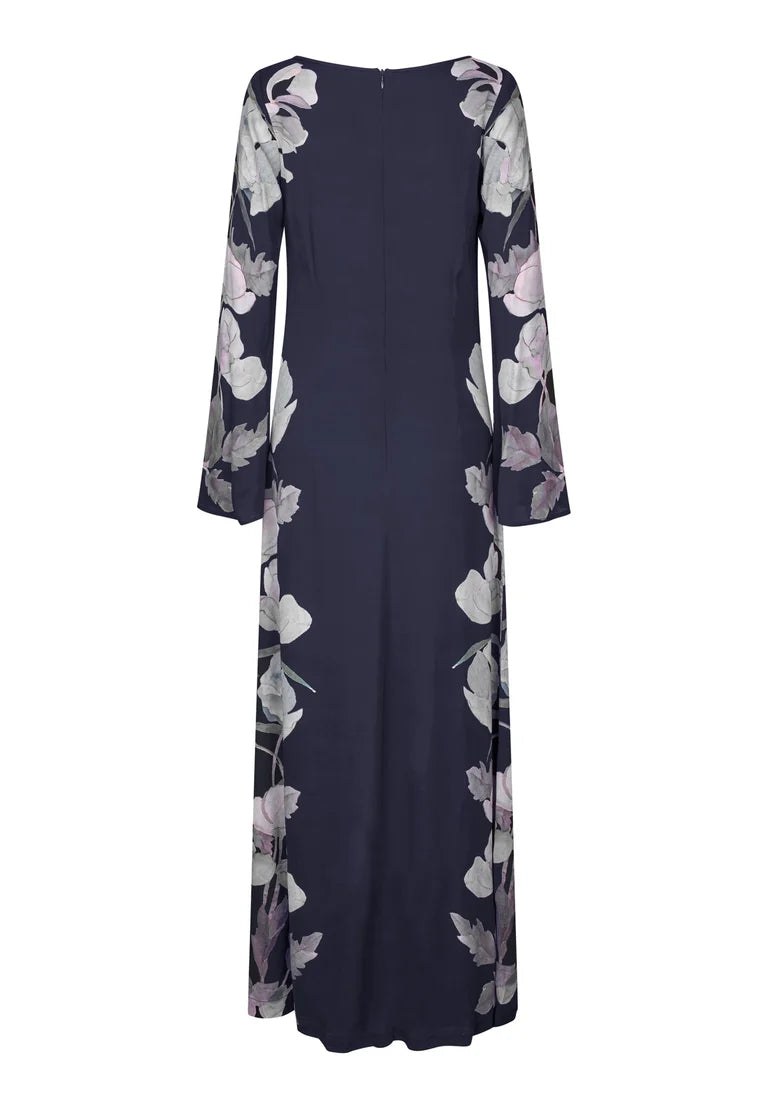 Dea Kudibal Nicole Reverie Midnight Dress With Boat Neck