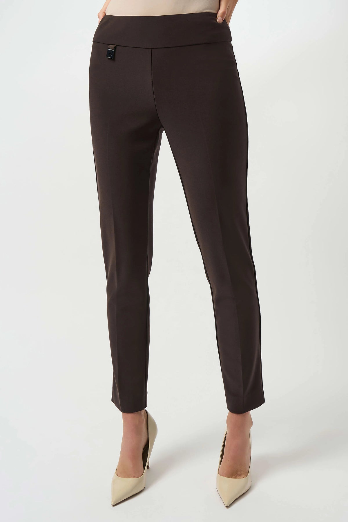 Joseph Ribkoff Mocha Classic Tailored Slim Pant
