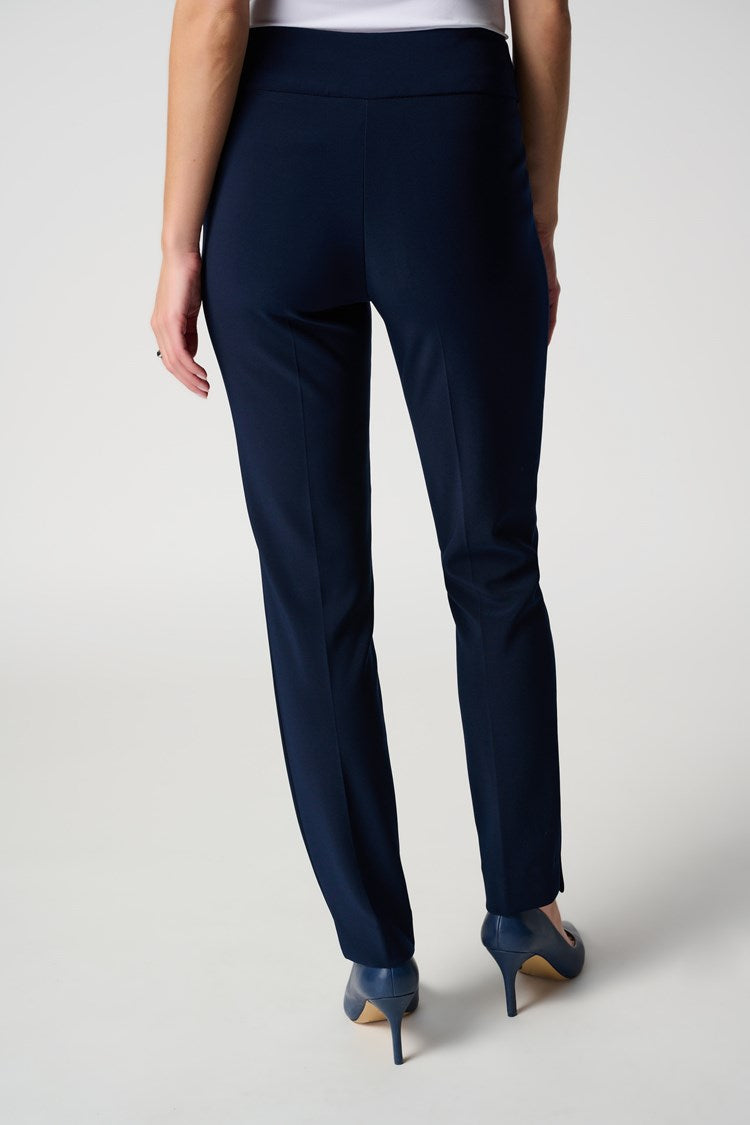 Joseph Ribkoff T Navy Split Hem Capri Trousers 222135 2166 – Izzi