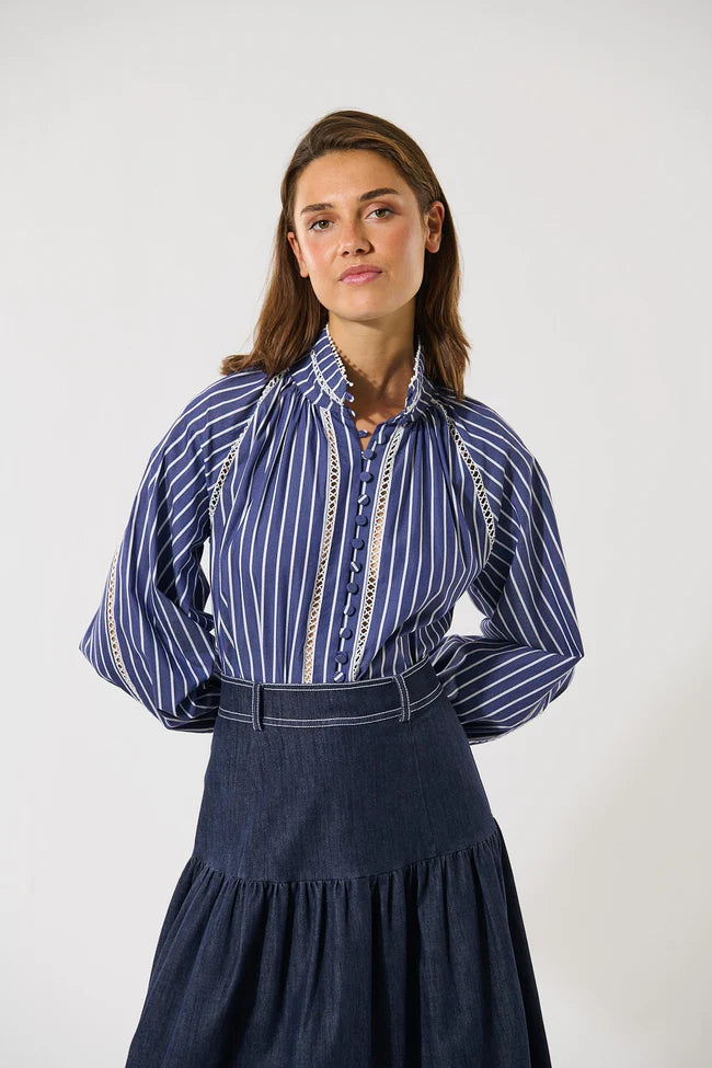 Dea Kudibal Monia Blouse With Stand Collar
