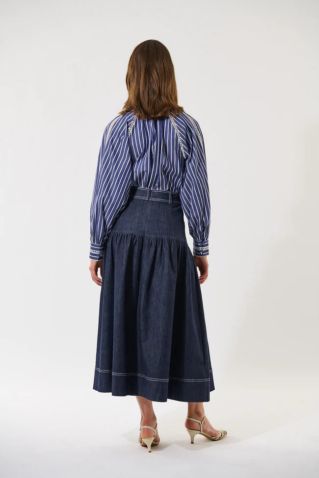 Dea Kudibal Monia Blouse With Stand Collar