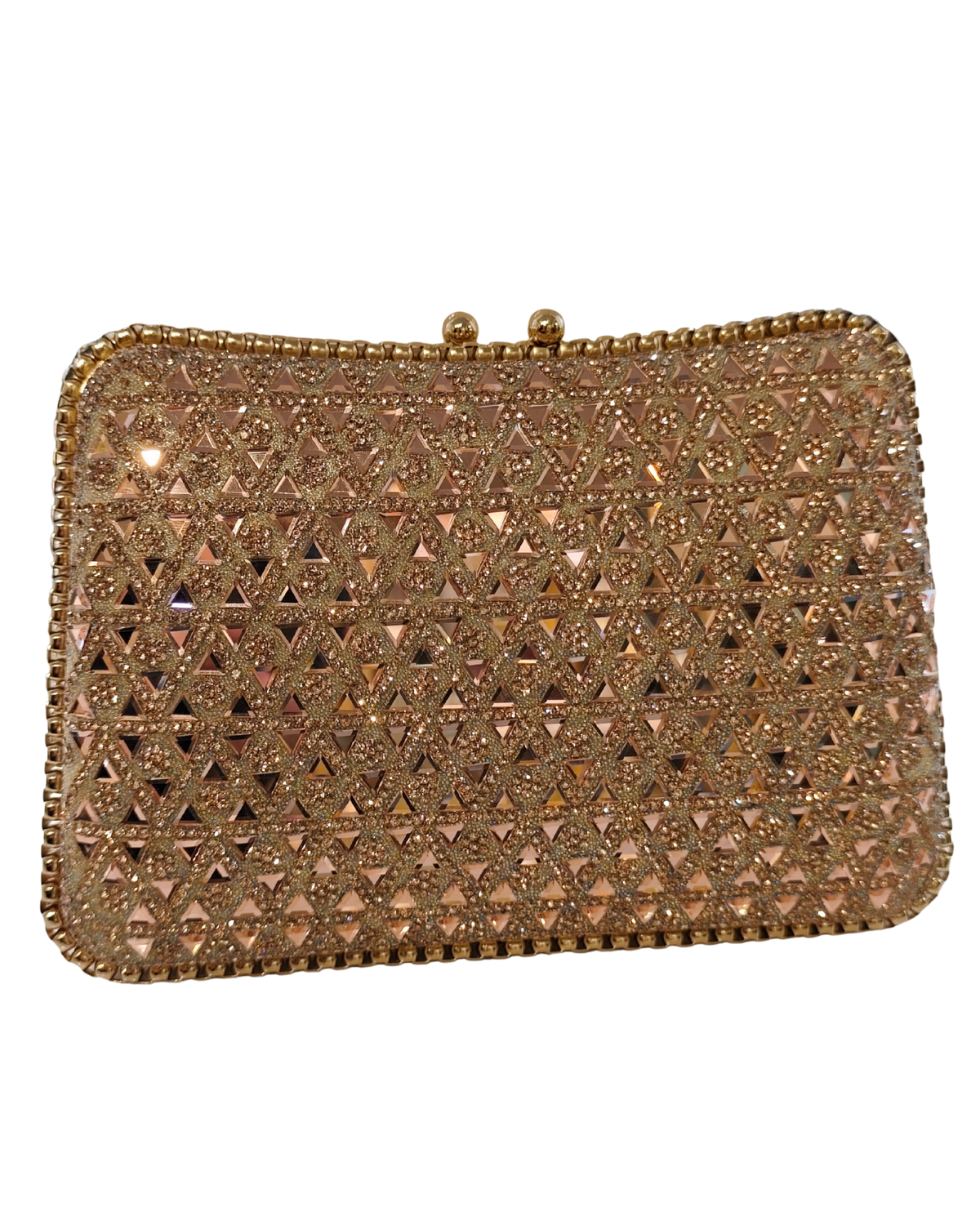 Dekers Shimo Shimo Vintage Purse Clip Closure Rose - Rose Gold