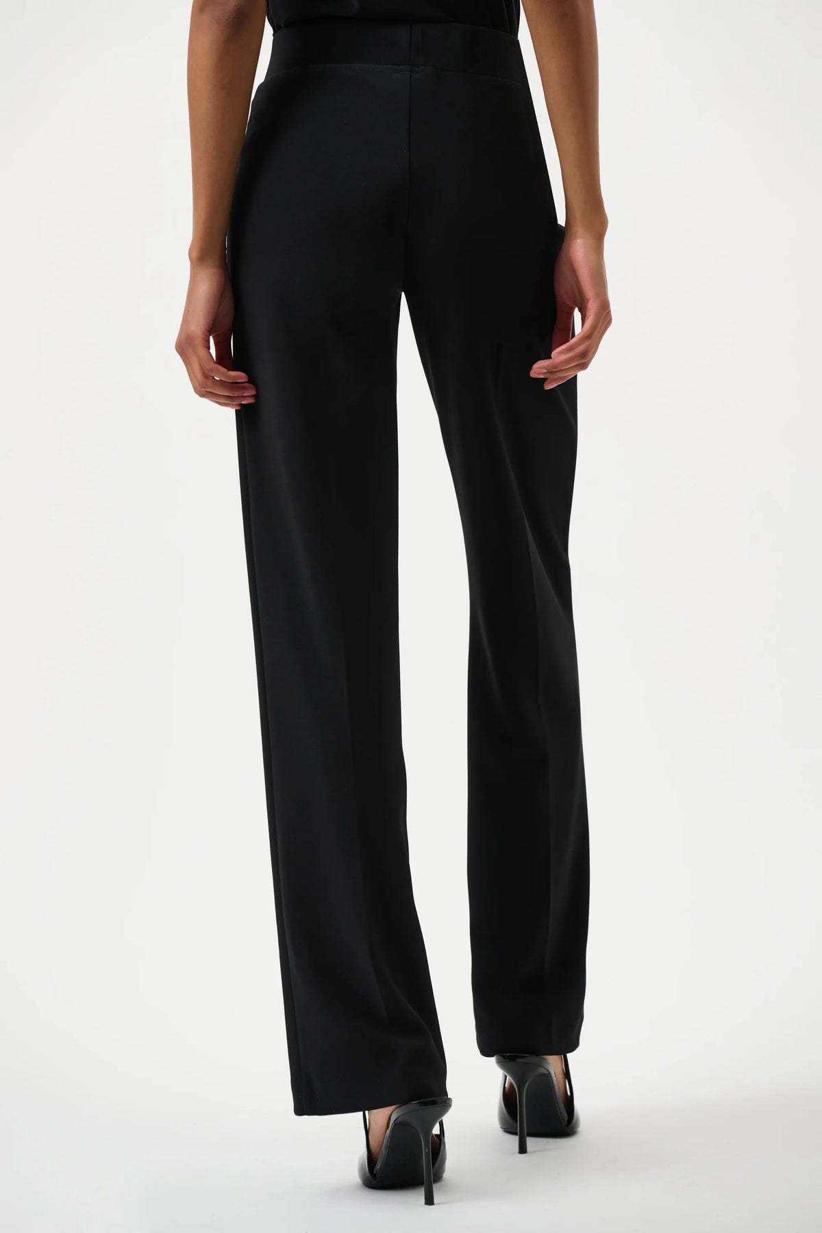 Joseph Ribkoff Black Classic Wide Leg Pant