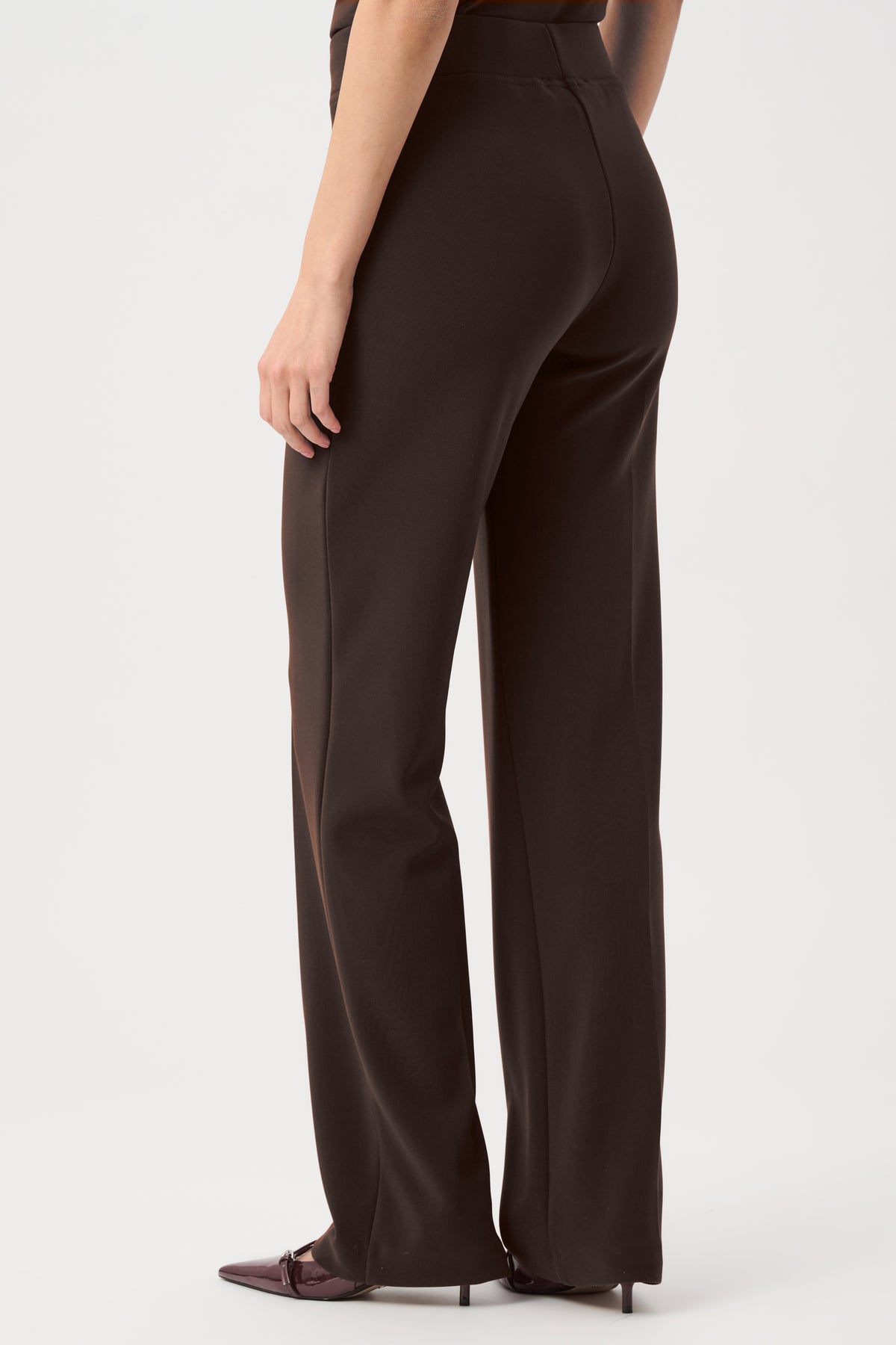 Joseph Ribkoff Mocha Classic Wide Leg Pants