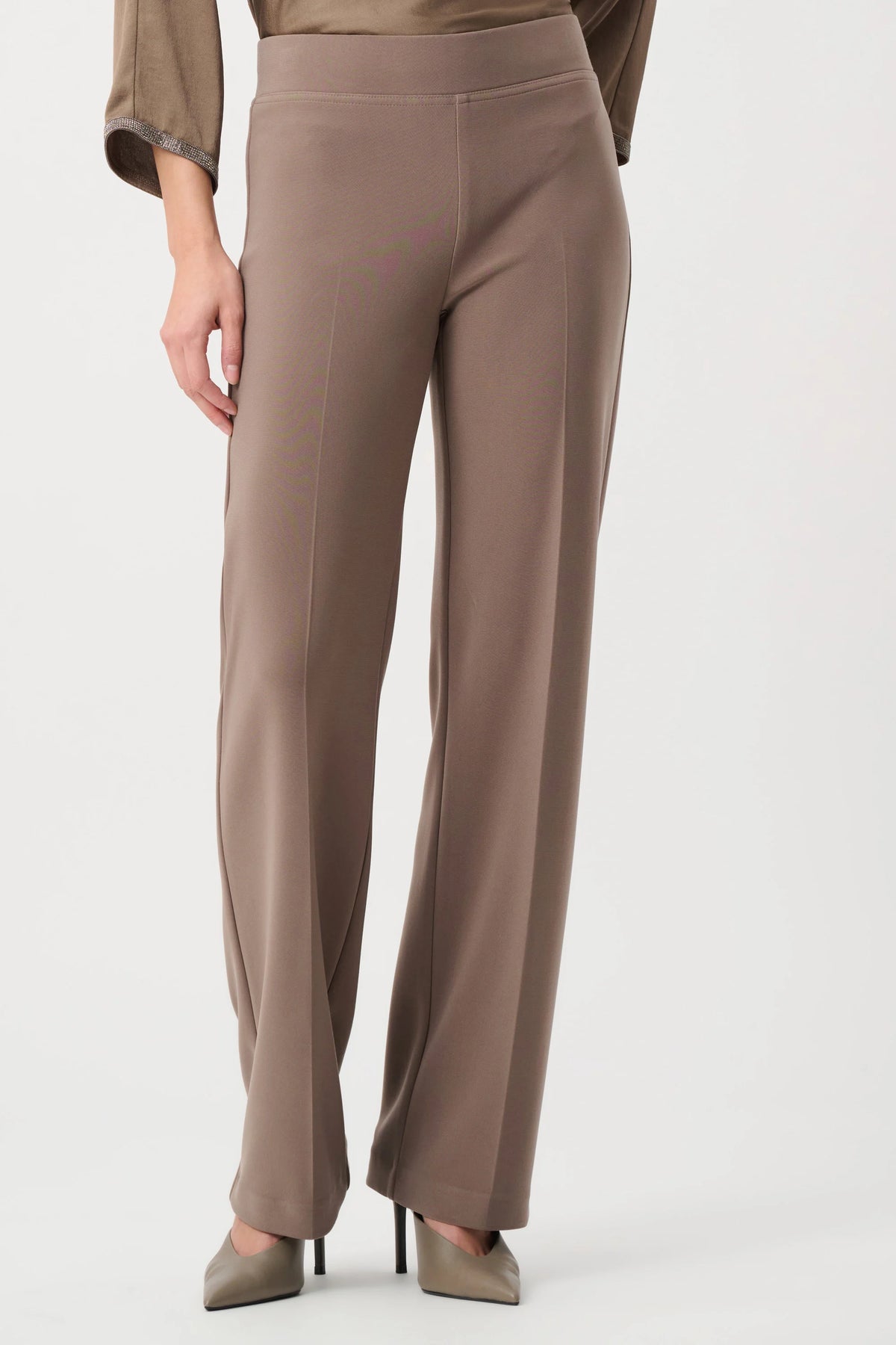 Joseph Ribkoff Mink Classic Wide Leg Pants