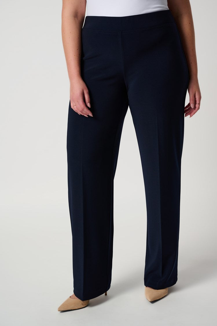 Joseph Ribkoff Midnight Blue Classic Wide-Leg Pant