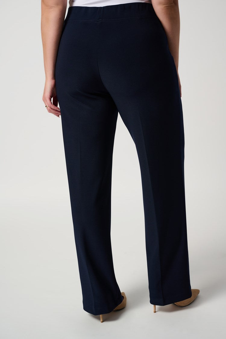 Joseph Ribkoff Midnight Blue Classic Wide-Leg Pant