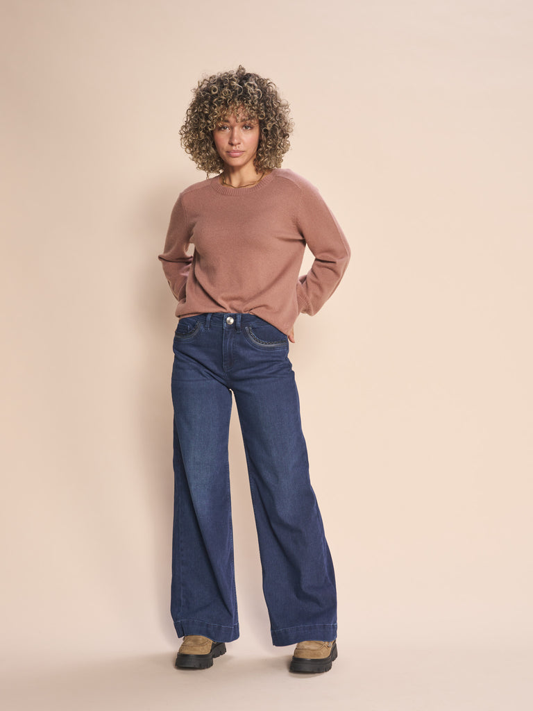 Mos Mosh Blue Regular Fit Dara Jeans