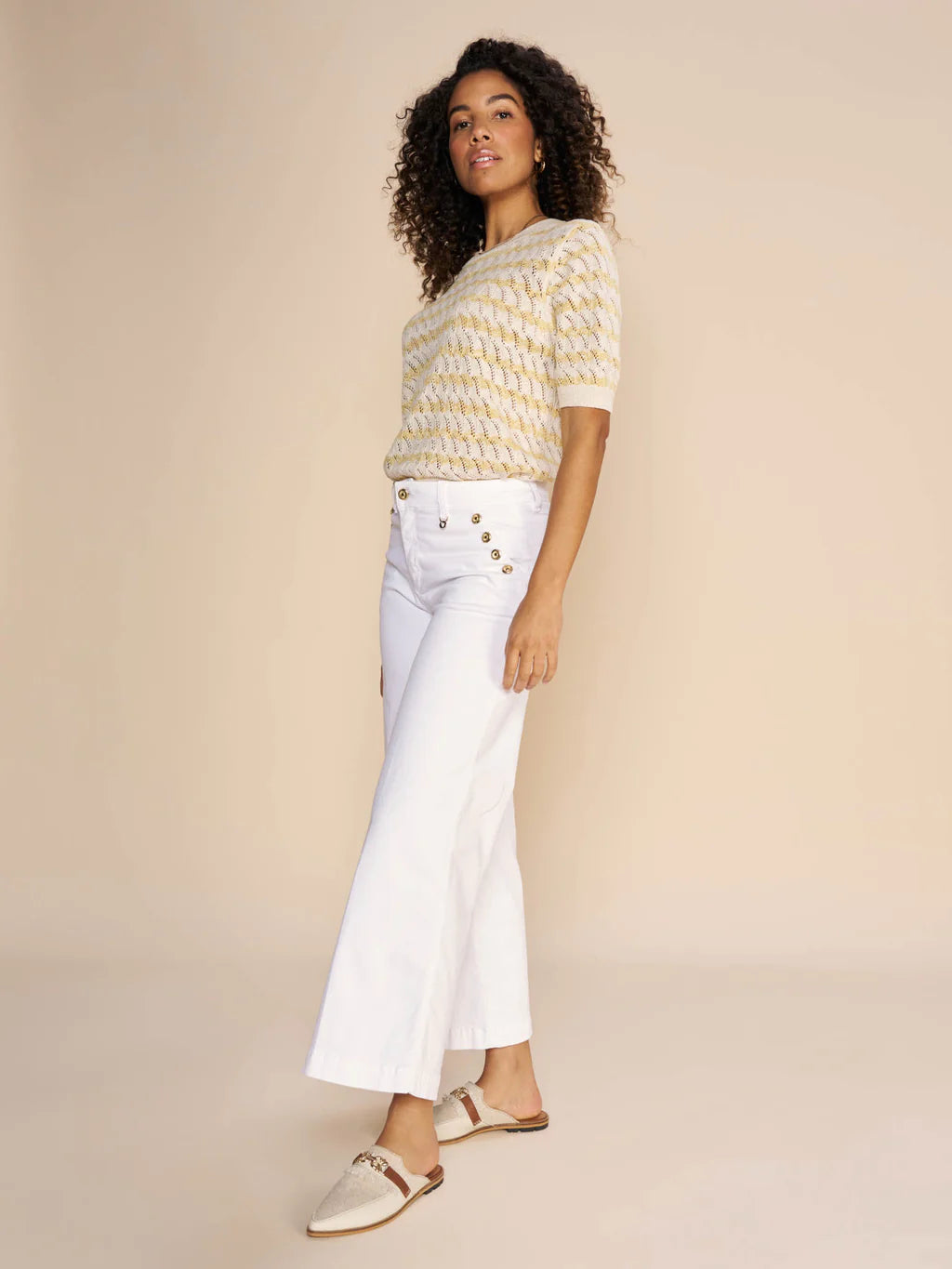 Mos Mosh White Ankle Reem Bianco Jeans