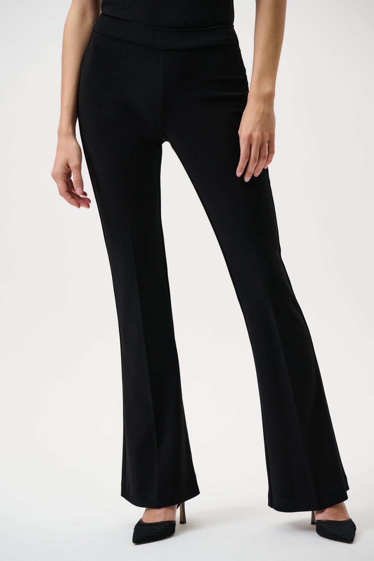 Joseph Ribkoff Black Classic Flared Pant