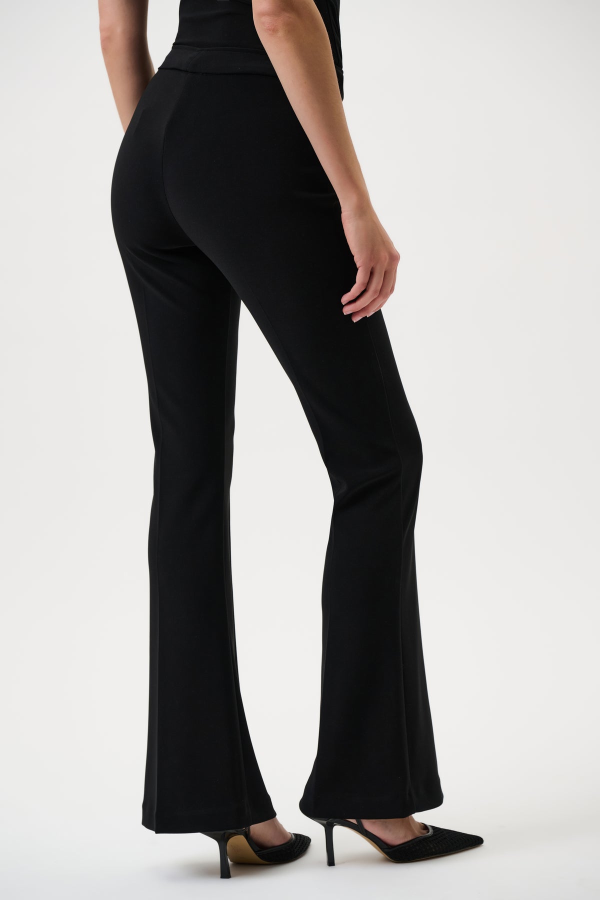 Joseph Ribkoff Black Classic Flared Pant