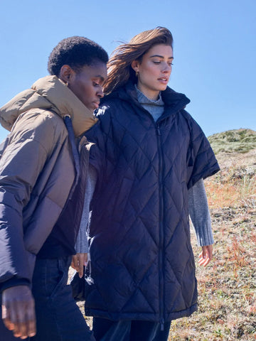 Mos Mosh Black Faisa Down Poncho