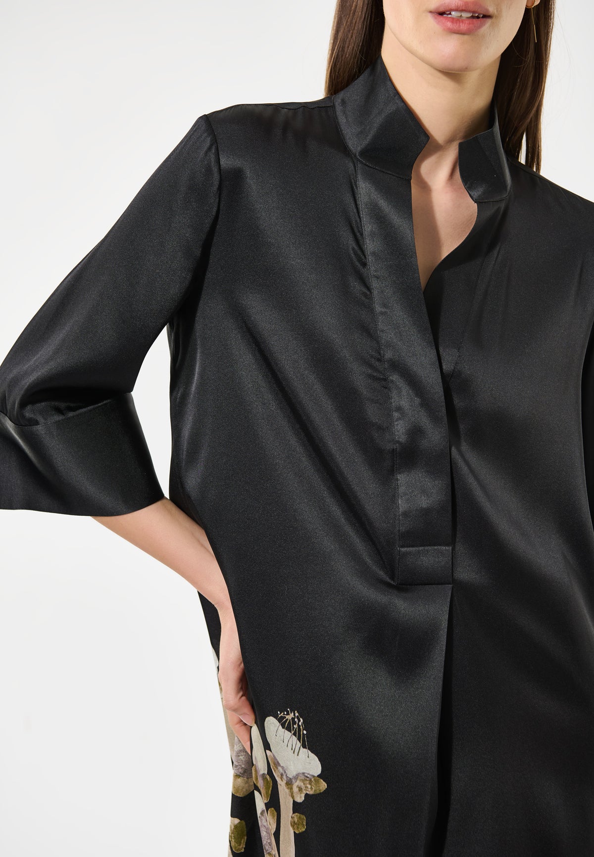 Dea Kudibal Helga Lotus Black Kimono Dress