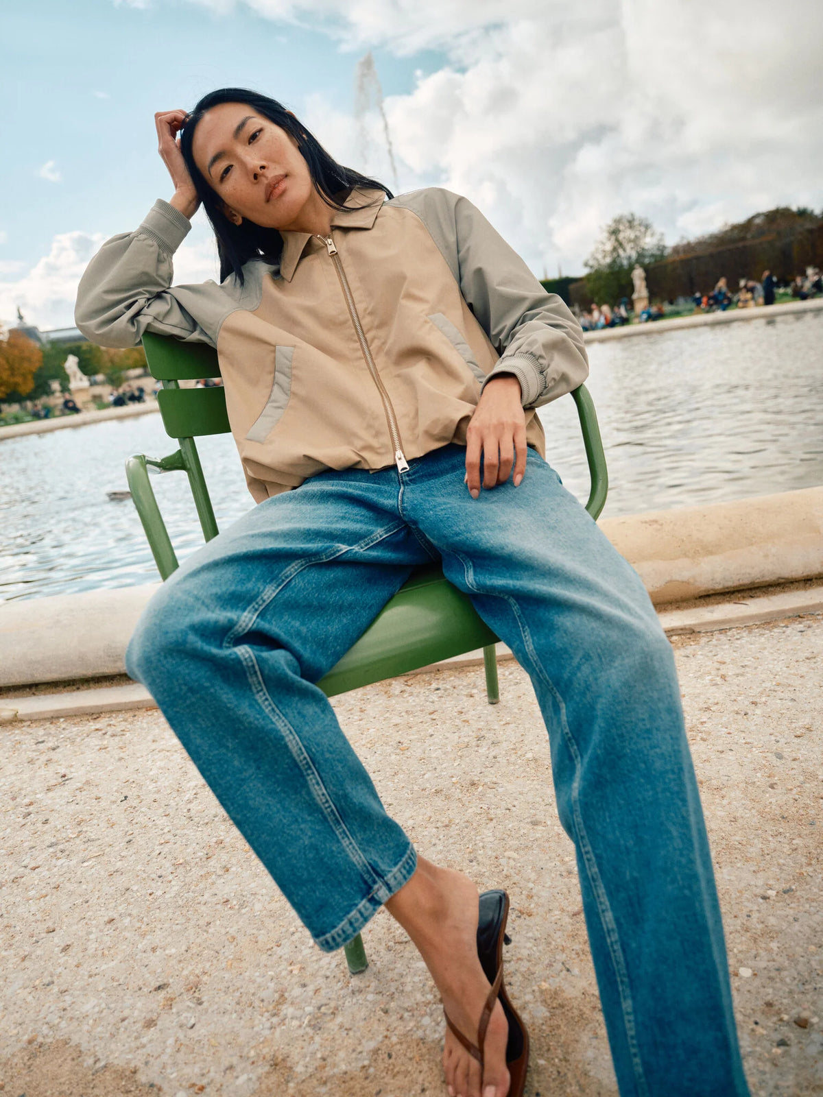 Mos Mosh Taura Bomber Sesame Jacket