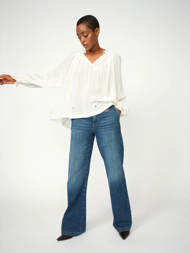 Mos Mosh Candia Peach Long Dark Blue Jeans