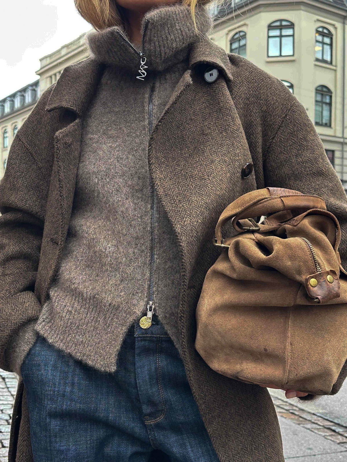 Mos Mosh Hulda Zip Knitted Cardigan