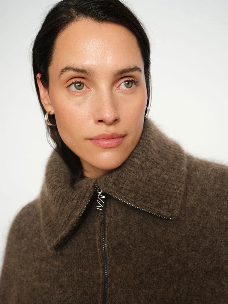 Mos Mosh Hulda Zip Knitted Cardigan