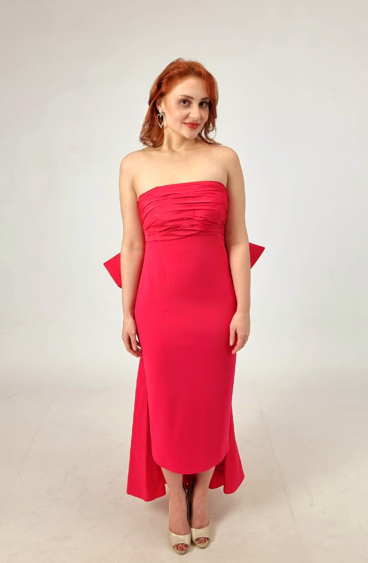 Moskada Rasberry Cecilia Dress