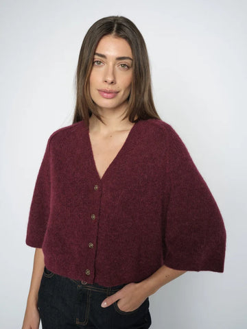 Mos Mosh Thora Lizet Knit Cardigan - Port Royale