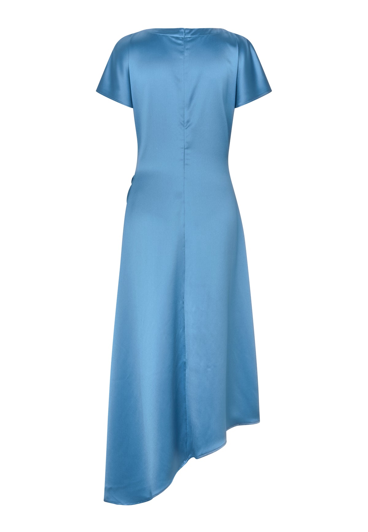 Dea Kudibal Jackie Iris Blue Dress With Flounce Sleeve
