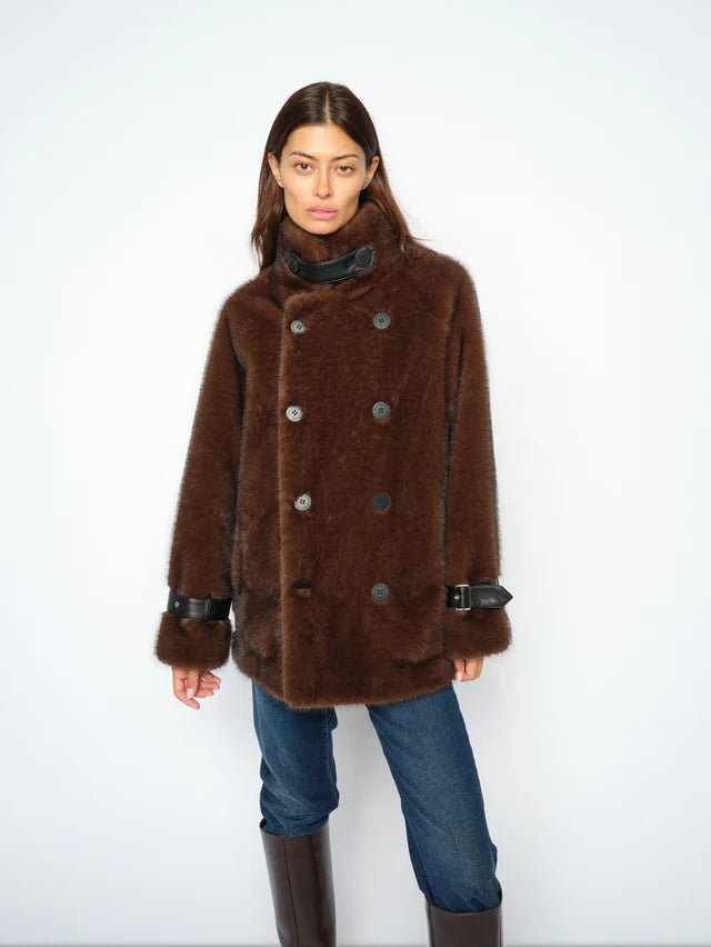 Mos Mosh Delicioso Nanette Faux Fur Jacket