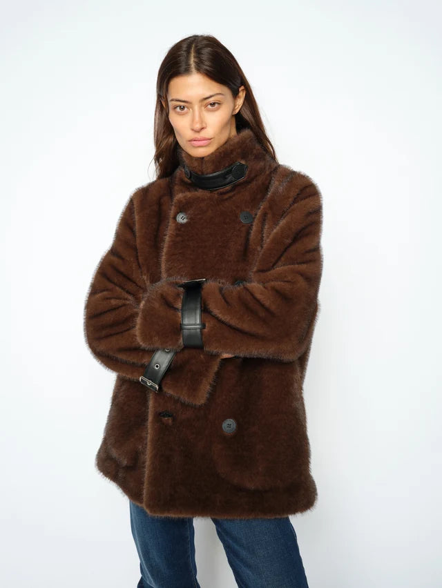 Mos Mosh Delicioso Nanette Faux Fur Jacket