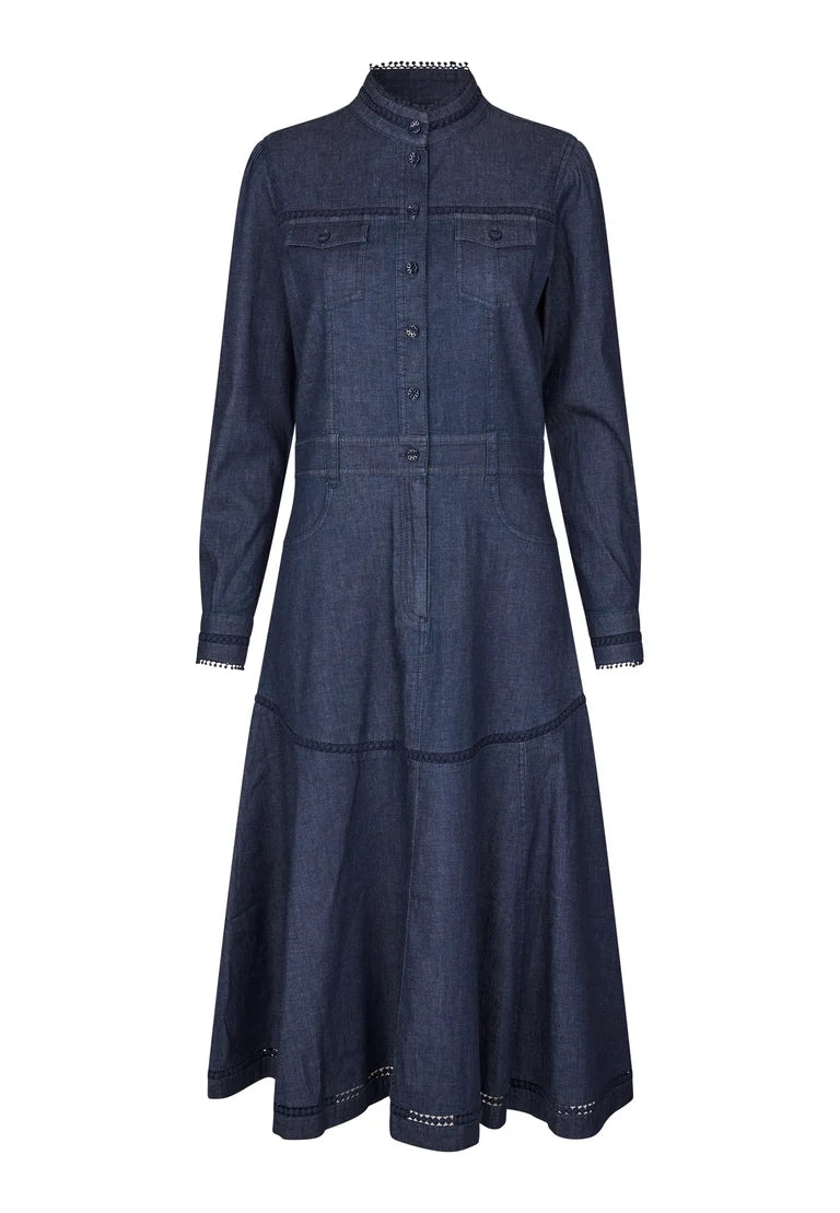 Dea Kudibal Augusta Chambray Blue Denim Dress