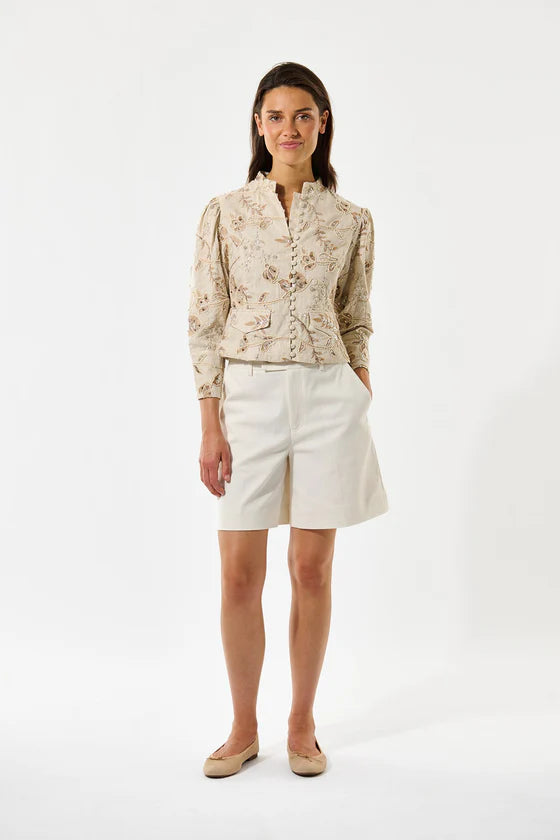 Dea Kudibal Marylin Marigold Jacket With Puff Sleeve