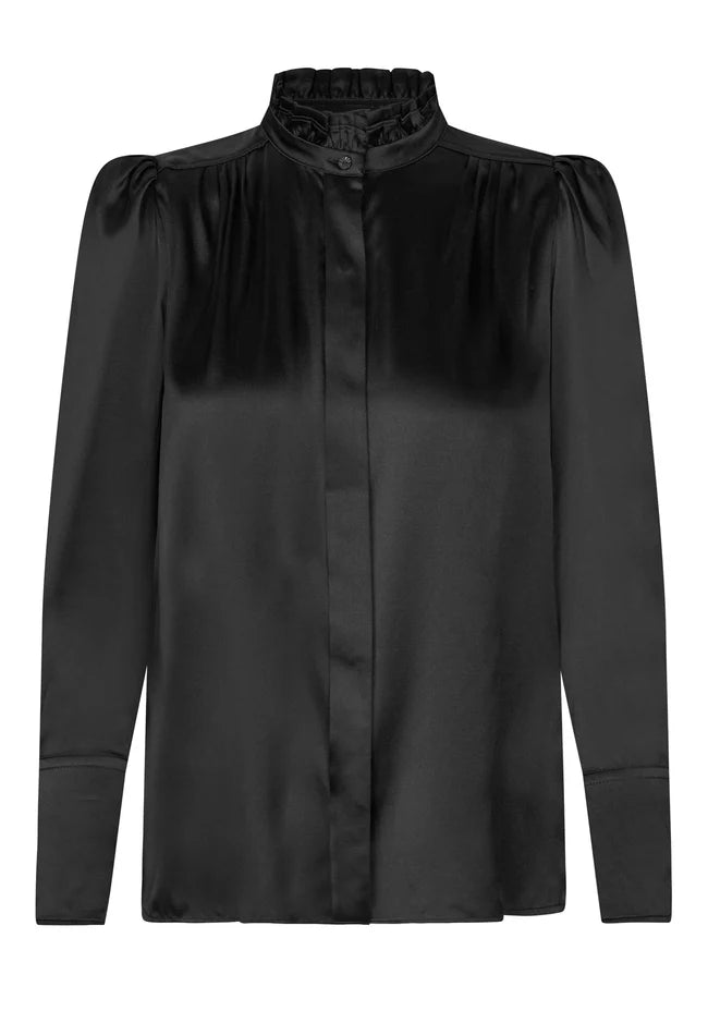 Dea Kudibal Black Roberta Silk Blouse