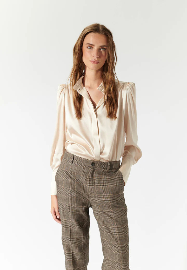 Dea Kudibal Champagne Roberta Silk Blouse
