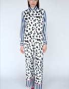 Vilagallo Leopard Flores Shirt