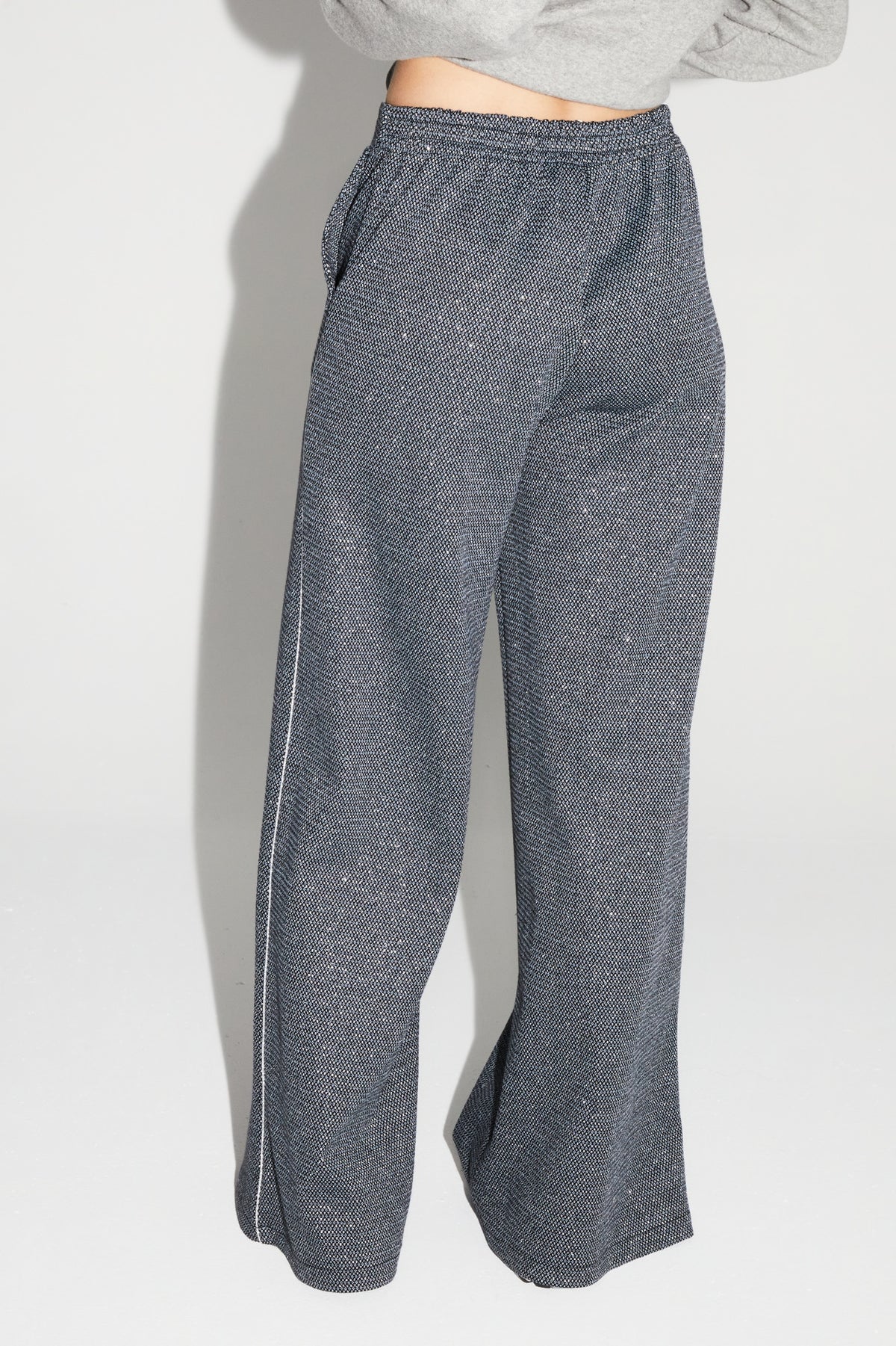 IMPREVU Blue Charlie Geo Dots Trousers