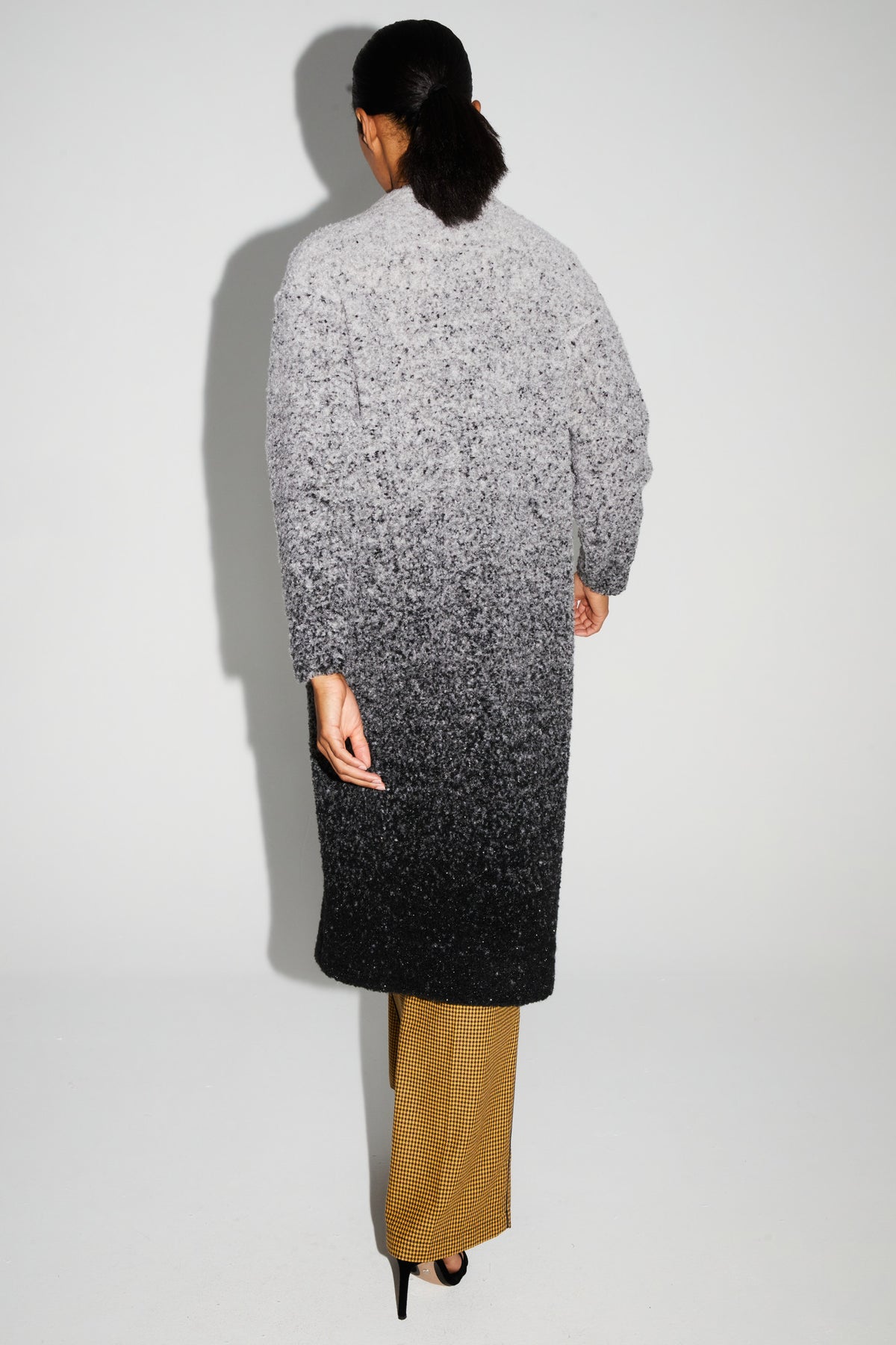 IMPREVU Grey/Black Tye/Dye Coat