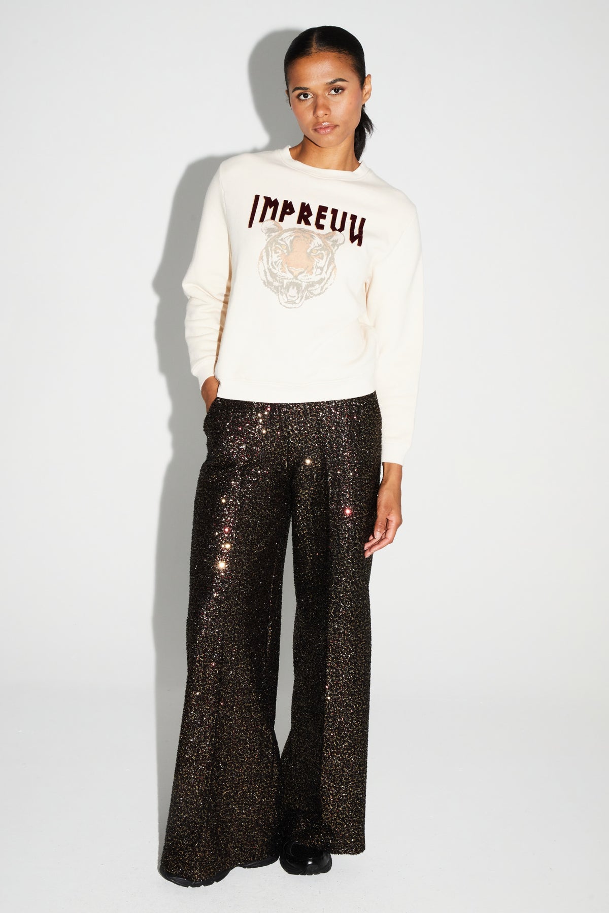 Imprevu Off White Tiger Sweatshirt