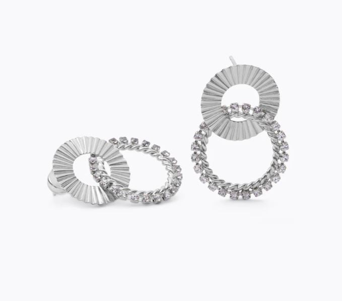 Caroline Svedbom Gianna Earrings Rhodium