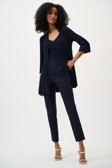 Joseph Ribkoff Essential Midnight Blue Classic Slim Pant