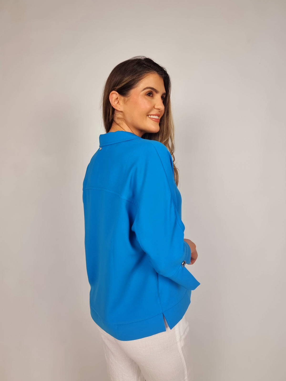 Mos Mosh Blue Aster Cally Leia Blouse