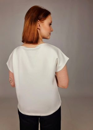 Cap-sleeved top