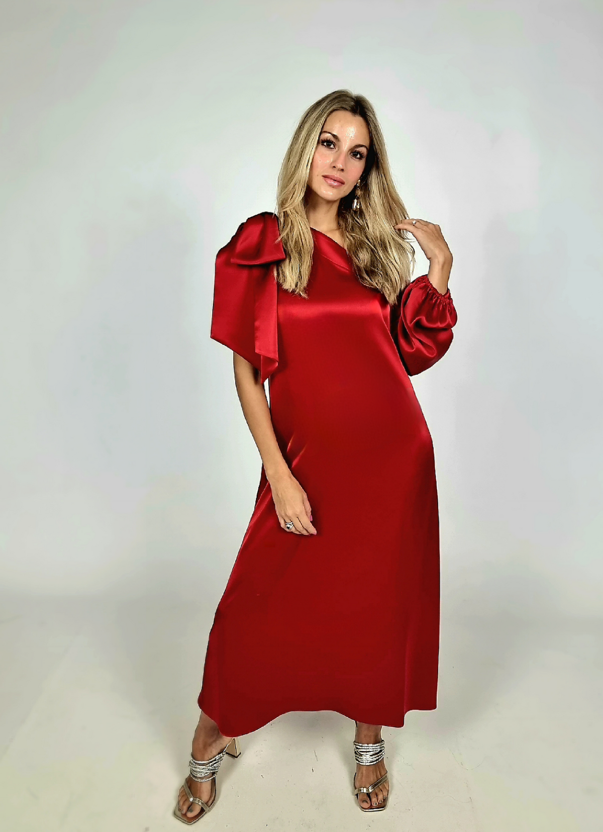 Moskada Red Elba Dress