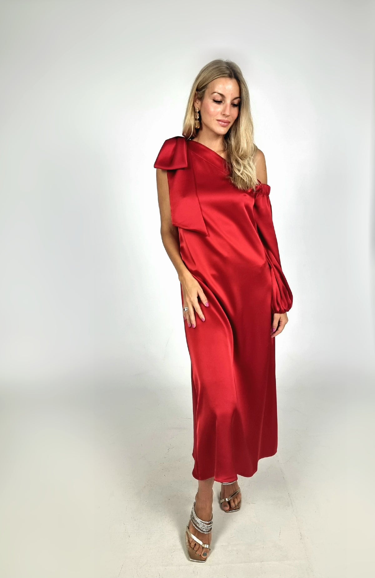 Moskada Red Elba Dress
