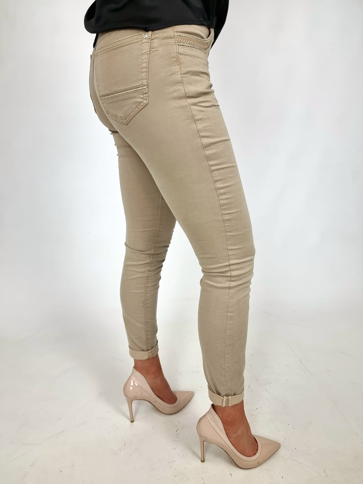 Mos Mosh Savannah Tan Regular Naomi Treasure Pants