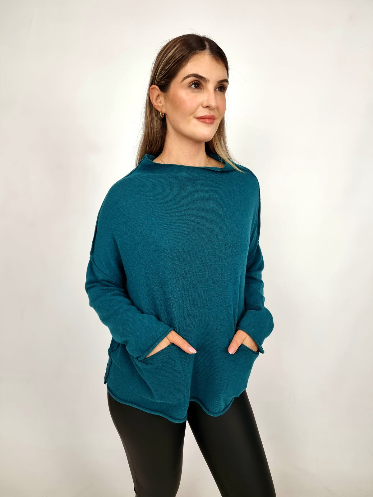 Ozai N Ku Petrol Blue Top